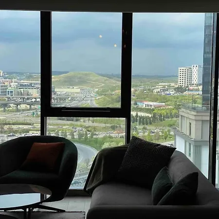 Modern 2bd Panoramic View Downtown Daire İstanbul